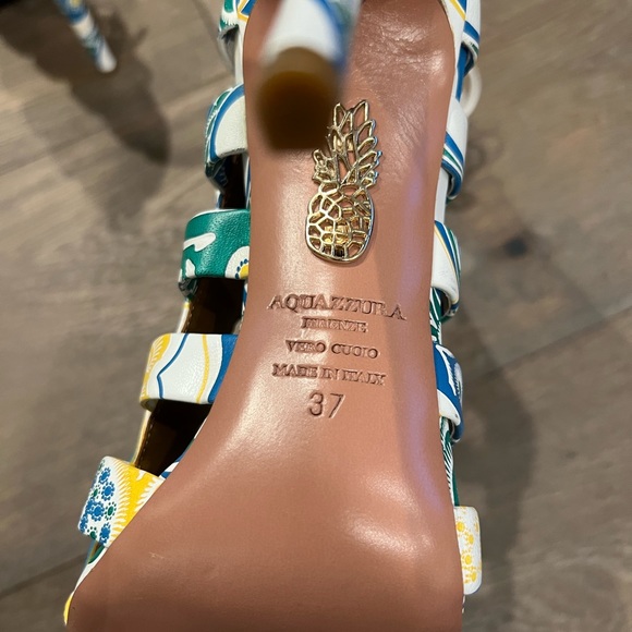 Gorgeous Aquazzura Heels!  Size 37.  Worn one time and perfect condition! - Picture 5 of 5
